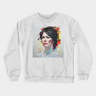 Painting of Lena Crewneck Sweatshirt